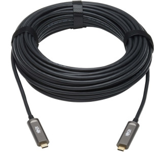 Tripp Lite USB 3.2 Gen 2 Fiber Active Optical Cable, M/M, 10 m (33 ft.)