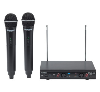 Samson Stage 212 - Frequency-Agile, Dual-Channel Handheld VHF Wireless System