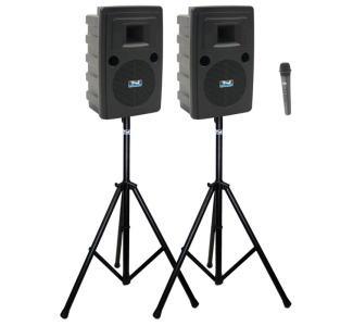 Liberty Sound System: Liberty Pair (XU2, AIR), Anchor-Air  1 WH-LINK wireless mic  stands