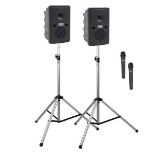 Go Getter AIR X2 Sound System: Go Getter Pair (XU2,AIR), Anchor-Air  2 wireless mics (WB/HBM-LINK)  stands