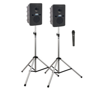 Go Getter AIR X1 Sound System: Go Getter Pair (XU2,AIR), Anchor-Air, WH-LINK wireless mic  stands