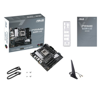Asus Prime B650M-A AX Desktop Motherboard - AMD B650 Chipset - Socket AM5 - Micro ATX