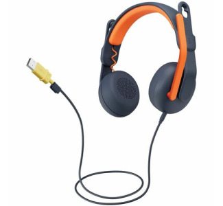 Zone Learn: Wired Headset for Learners (USB-A on Ear)