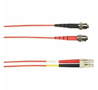 OM4 50/125 Multimode Fiber Optic Patch Cable LSZH ST-LC RD 2M