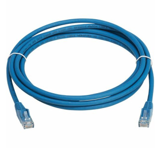 Cat6 Gigabit Snagless Molded UTP Ethernet Cable (RJ45 M/M), PoE, LSZH, Blue, 3 m