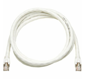Cat8 40G Snagless SSTP Ethernet Cable (RJ45 M/M), PoE, White, 6 ft. (1.8 m)
