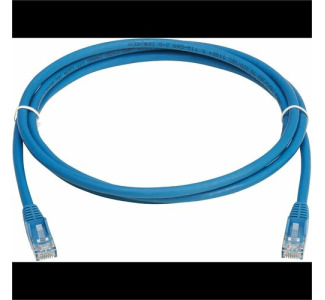 Cat6 Gigabit Snagless Molded UTP Ethernet Cable (RJ45 M/M), PoE, LSZH, Blue,2.5m