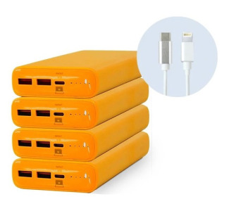 JAR Systems Active Charge Power Banks with Lightning Cables