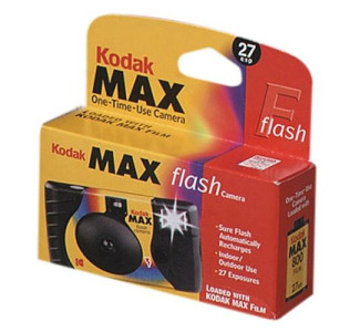 Kodak Max One-Time Use Camera with Flash