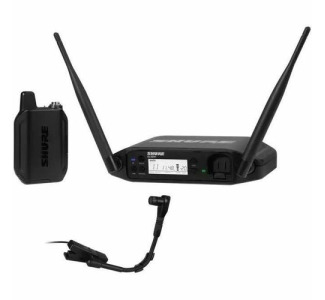 Digital Wireless Instrument System with BETA 98H Flexible Gooseneck Microphone