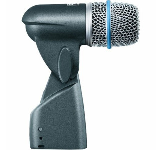 Shure Beta 56A Wired Dynamic Microphone - Silver Blue