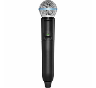 Shure Digital Wireless Dual Band Handheld Transmitter with BETA 58A Vocal Microphone