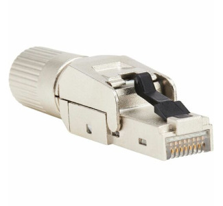 Tripp Lite Cat8 STP Class 1 Field-Termination Plug, 568A/568B, TAA