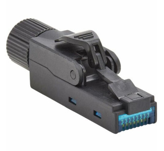 Tripp Lite Cat6a Class EA UTP Field-Termination Plug, 568A/568B, TAA