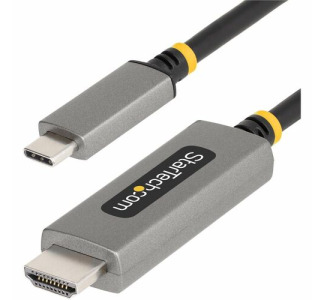 3ft (1m) USB-C to HDMI Adapter Cable, 8K 60Hz, 4K 144Hz, HDR10, USB Type-C to HDMI 2.1 Converter, USB-C/USB4/TB3/4 Compatible