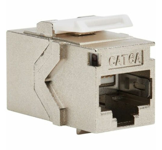 Tripp Lite Cat6a Shielded Snap-In Coupler (RJ45 F/F), TAA