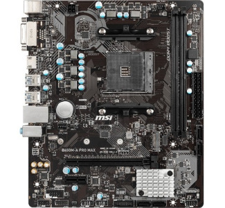 MSI B450M-A PRO MAX Desktop Motherboard - AMD B450 Chipset - Socket AM4 - Micro ATX
