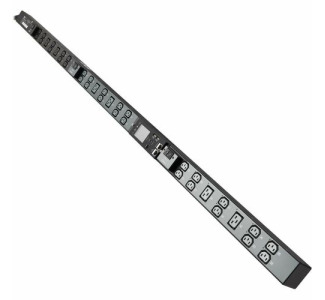 Tripp Lite series 8.6kW 200-240V 3-Phase IsoBreaker Managed PDU - Gigabit, 36 Outlets, L21-30P Input, LCD, 10 ft. (3 m) Cord, 0U, 70 in. (1.8 m) Height, TAA