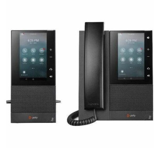 Poly CCX 505 IP Phone - Corded - Corded/Cordless - Wi-Fi - Desktop - Black