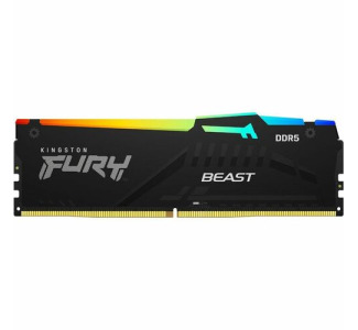 Kingston 128GB (4x32GB) DDR5 5600MT/s CL40 FURY Beast Black RGB XMP