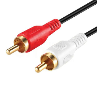 Smart Double RCA-M to Double RCA-M 6' Audio Cable ( Red and White )