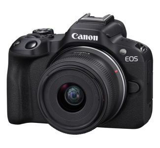 Canon EOS R50 Mirrorless Camera with 18-45mm Lens