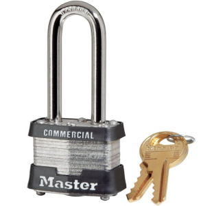 Master 3MKLH #3 Padlock Long Shackle Key Differently and Master Keyed