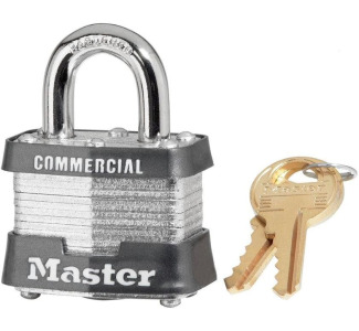 Master 3KAMK #3 Padlock, Keyed Alike and Master Keyed