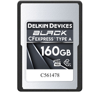 Delkin Devices 160GB BLACK CFexpress Type A Memory Card