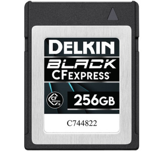 Delkin 256gb Black CFexpress Type-B Memory Card DCFXBLK256