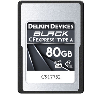 Delkin 60020 CFEXPRESS A BLK 80GB DCFXABLK80
