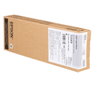 EPSON T55K900 ULTRACHROME HD LIGHT LIGHT BLACK INK 700 ML