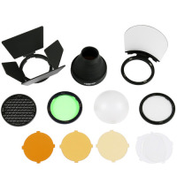 GODOX AK-R1 GODOX ROUND FLASH ACCESSORY MODIFIER KIT F/V1 (ALSO WORKS W/ AD200