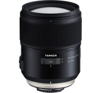 Tamron AFF045N-700 SP 35mm F / 1.4 Di USD w / hood and pouch Nikon