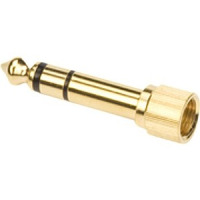 SENNHEISER 543684 6.3S - 3.5S STEREO JACK SCREW-ON ADAPTER, GOLD-PLATED