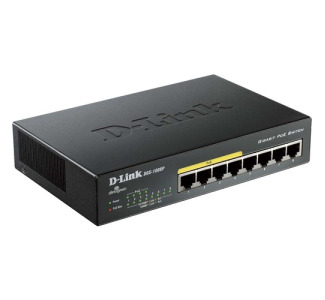 D-Link DGS-1008P 8-Port Gigabit Metal Desktop Switch with 4 PoE Ports