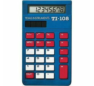 Texas Instruments TI-108 Elementary Calculator