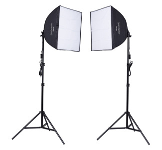 2 - Light AC Softbox Kit - 20in. x 20in.