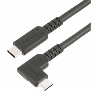 StarTech.com 3ft (1m) Rugged Right Angle USB-C Cable, USB 10 Gbps, USB C to C Data Transfer Cable, 100W PD, 4K 60Hz, 90 Degree USB-C Cable