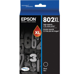 Epson DURABrite Ultra 802XL Original High Yield Inkjet Ink Cartridge - Black - 1 Pack