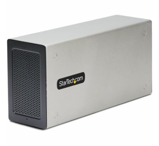 StarTech.com Thunderbolt 3 PCIe Expansion Chassis, Enclosure Box W/Dual PCI-E Slots, External PCIe Slots, 8K/4K Output Via TB3/DP 1.4 Ports