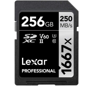 Lexar 4924 1667x SDHC/SDXC UHS-II 256GB Memory Card 