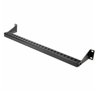 StarTech.com 1U Horizontal Cable Management Bar w/Adjustable Depth, 19