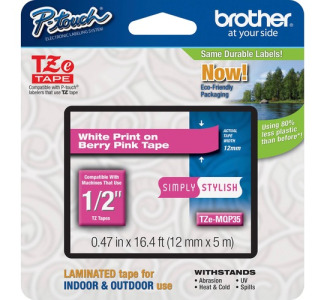 Brother P-Touch TZe Laminated Tape