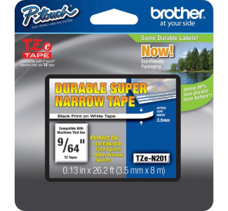 Brother TZ Super Narrow Non-laminated Tapes