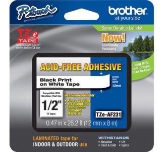 Brother Adhesive Acid-free TZ Tape