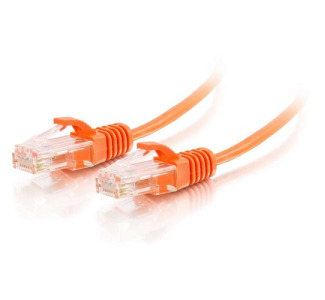 5ft Cat6 Snagless Unshielded (UTP) Slim Ethernet Network Patch Cable - Orange