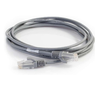 C2G 8ft Cat6 Snagless Unshielded (UTP) Slim Network Patch Cable - Gray