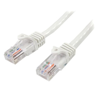 StarTech.com 5ft White Snagless Cat5e UTP Patch Cable