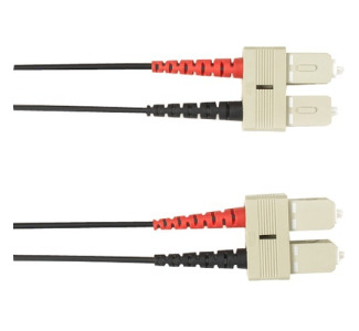 Black Box Colored Fiber OM2 50/125 Multimode Fiber Optic Patch Cable-OFNR PVC